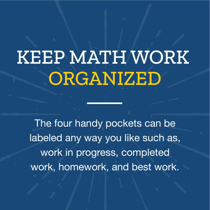 Really Good Stuff Intermediate Math Resource 4-Pocket Folders - Set of 12 - Image 4